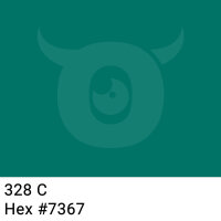 Paper packing tape dark sea green - 50mm x 50m - CMYK 100/0/10/55