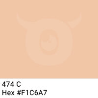 PP packing tape light copper - 48mm x 66m - CMYK 0/18/31/5