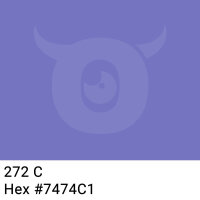 PP packing tape medium blue - 48mm x 66m - CMYK 40/40/0/24