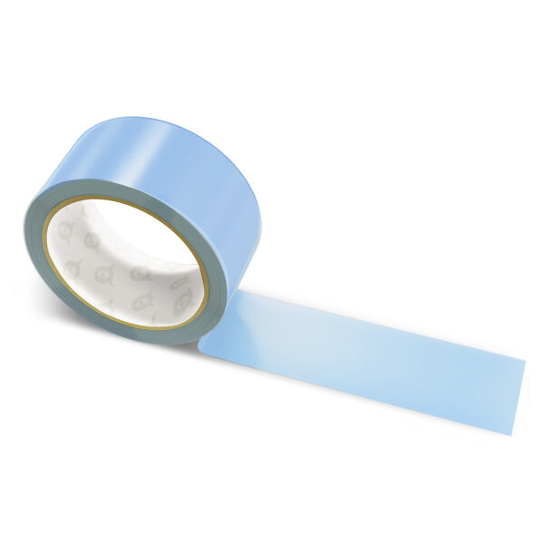 PP packing tape light blue - 48mm x 66m - CMYK 45/25/0/13