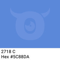 PP packing tape light blue - 48mm x 66m - CMYK 58/38/0/15