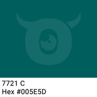 PP packing tape dark turquoise - 48mm x 66m - CMYK 100/2/0/63