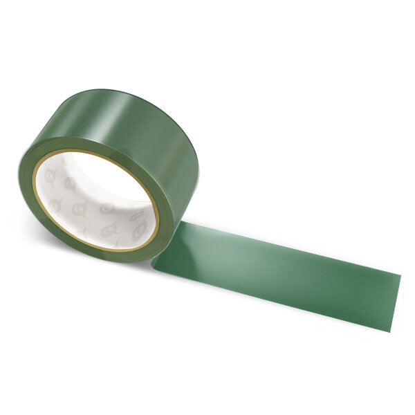 PP packing tape very dark green - 48mm x 66m - CMYK 44/0/27/72