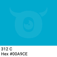 PP packing tape vivid turquoise - 48mm x 66m - CMYK 100/18/0/19