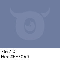 PP packing tape blue gray - 48mm x 66m - CMYK 31/23/0/37