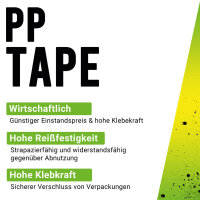 PP Klebeband Blassrot - 48mm x 66m - CMYK 48/0/3/14
