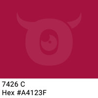 PP packing tape dark red - 48mm x 66m - CMYK 0/89/62/36