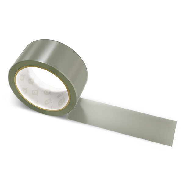 PP packing tape slate gray - 48mm x 66m - CMYK 0/1/10/60