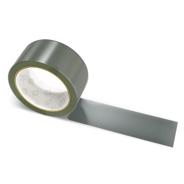 PP packing tape dark gray - 48mm x 66m - CMYK 7/0/0/73