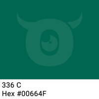 PP packing tape dark green - 48mm x 66m - CMYK 100/0/22/60