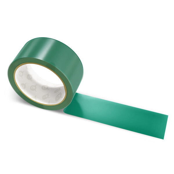 PP packing tape dark jade green - 48mm x 66m - CMYK 100/0/32/65