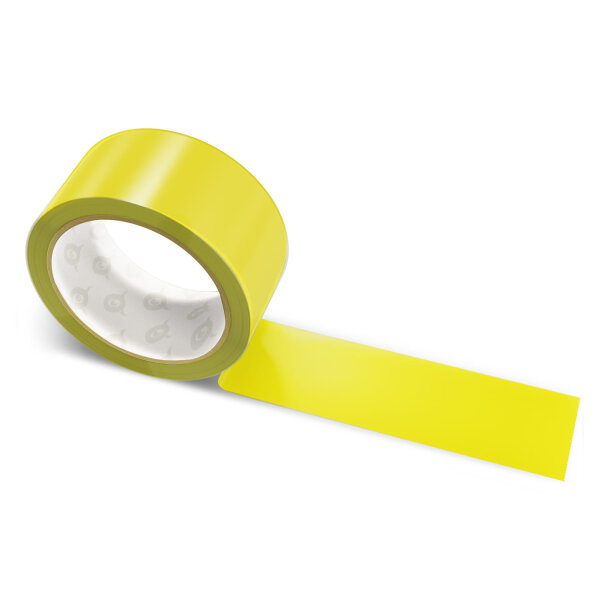 PP packing tape light lime green - 48mm x 66m - CMYK 0/8/98/17
