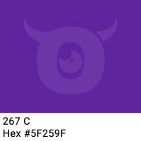 PP packing tape dark violet - 48mm x 66m - CMYK 40/77/0/38