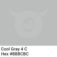 PP packing tape medium silver gray - 48mm x 66m - CMYK 1/0/0/26