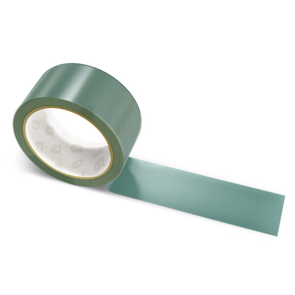 PP packing tape dark olive green - 48mm x 66m - CMYK 33/0/5/64
