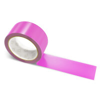 PP packing tape dark pink - 48mm x 66m - CMYK 0/73/15/16