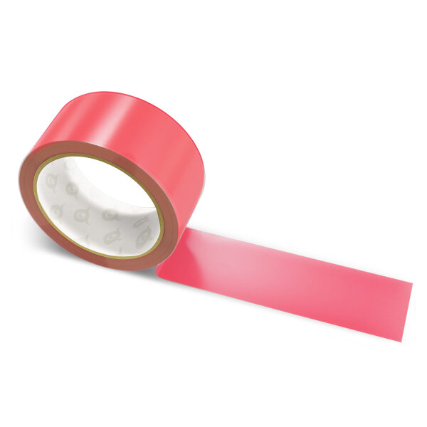 PP packing tape bright red - 48mm x 66m - CMYK 0/78/69/4