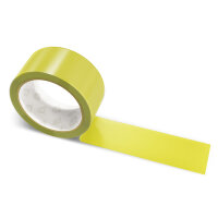 PP packing tape olive yellow - 48mm x 66m - CMYK 0/4/81/27