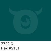 PP packing tape dark turquoise - 48mm x 66m - CMYK 100/0/0/68