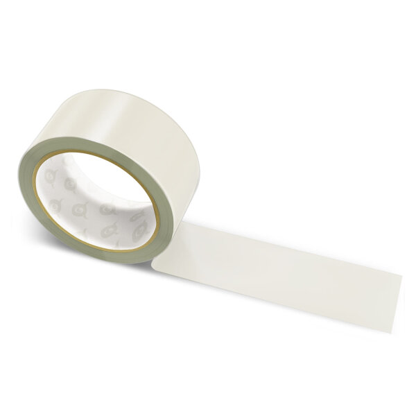 PP packing tape pale gray - 48mm x 66m - CMYK 0/2/10/18