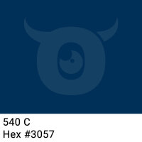 PP packing tape dark marine blue - 48mm x 66m - CMYK 100/45/0/66