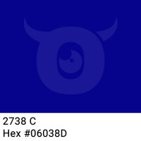 PP packing tape dark blue - 48mm x 66m - CMYK 96/98/0/45