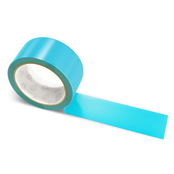 PP packing tape vivid turquoise - 48mm x 66m - CMYK 100/19/0/16