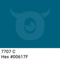 PP packing tape dark turquoise - 48mm x 66m - CMYK 100/24/0/50