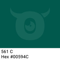 PP packing tape deep forrest green - 48mm x 66m - CMYK 100/0/15/65