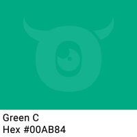 PP packing tape turquoise - 48mm x 66m - CMYK 100/0/23/20