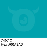 PP packing tape light turquoise - 48mm x 66m - CMYK 100/6/0/32