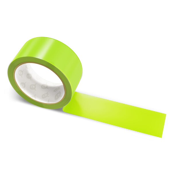 PP packing tape bright green - 48mm x 66m - CMYK 30/0/100/16