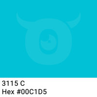 PP packing tape vivid turquoise - 48mm x 66m - CMYK 100/9/0/16