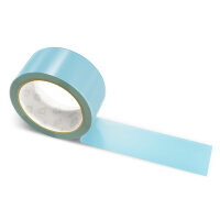 PP packing tape light blue - 48mm x 66m - CMYK 44/11/0/21