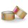 Custom paper packing tape - 2-colored - 50 mm x 50 m - brown