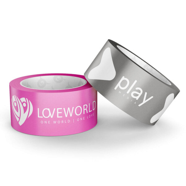 Custom paper packing tape - 1-colored - 50 mm x 50 m - special color