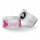 PVC Klebeband mit Logo - 1-farbig - 50 mm x 66 m - transparent - mit Natur Kleber