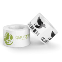 Custom PP packing tape - 1-colored - 72 mm x 66 m - white