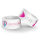 Custom paper packing tape - 2-colored - 50 mm x 100 m - white