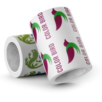 Custom paper packing tape - 2-colored - 150 mm x 50 m - white