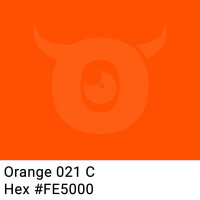 PP-Klebeband mit Logo Druck - 66 m Leuchtendes Orange #FE5000