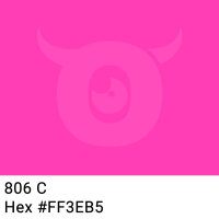 PP-Klebeband mit Logo Druck - 66 m Leuchtendes Pink #FF3EB5