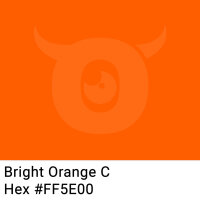 PP-Klebeband mit Logo Druck - 66 m Leuchtendes Orange #FF5E00