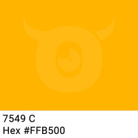 PP-Klebeband mit Logo Druck - 66 m Helles Orange #FFB500