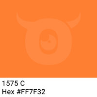 PP-Klebeband mit Logo Druck - 66 m Helles Orange #FF7F32