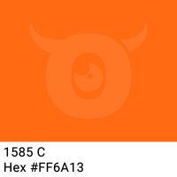 PP-Klebeband mit Logo Druck - 66 m Leuchtendes Orange #FF6A13