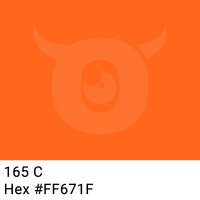 PP-Klebeband mit Logo Druck - 66 m Helles Orange #FF671F