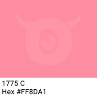 PP-Klebeband mit Logo Druck - 66 m Helles Pink #FF8DA1