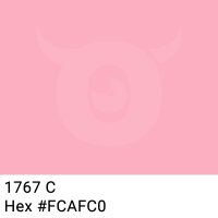 PP-Klebeband mit Logo Druck - 66 m Helles Pink #FCAFC0