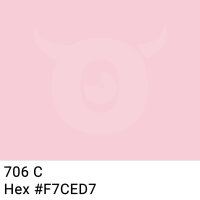 PP-Klebeband mit Logo Druck - 66 m Helles Pink #F7CED7